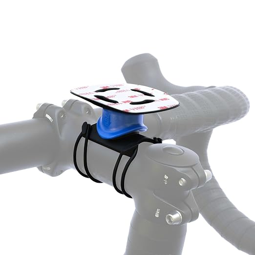 title=Quad Lock Kit da Bici per Smartphone (Attacco Universale), Nero/Blu