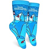 Groovy Things co OMG Something Touched Me Women's Novelty Crew Sock