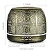 Diffusers for Essential Oils, Ultrasonic Cool Mist 600ml Essential Oil Diffuser for Large Room, Iron Metal Aromatherapy Diffuser