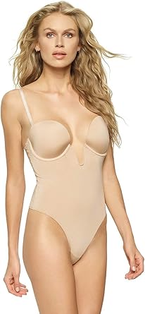 white plunge bodysuit