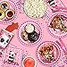 Pink Panda Birthday Party Supplies Set Plates Napkins Cups Tableware Kit for 16