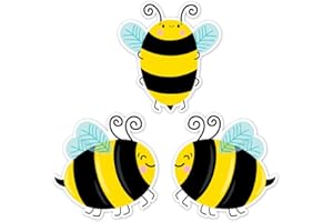 CTP Bees 6" Cut-Outs Learning Décor Accents for Classroom (Creative Teaching Press 10625)