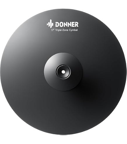 Amazon.com: Donner Mute Cymbal for Electronic Drum Set, 13-inch