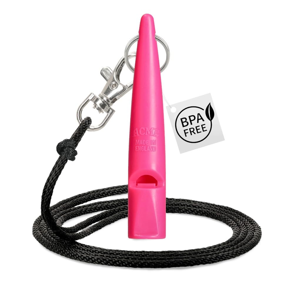 ACME dog whistle no. 210.5 with whistle strap | Original from England | Ideal for dog training | Food-Grade ABS Material | Standardized frequency | Loud and far-reaching