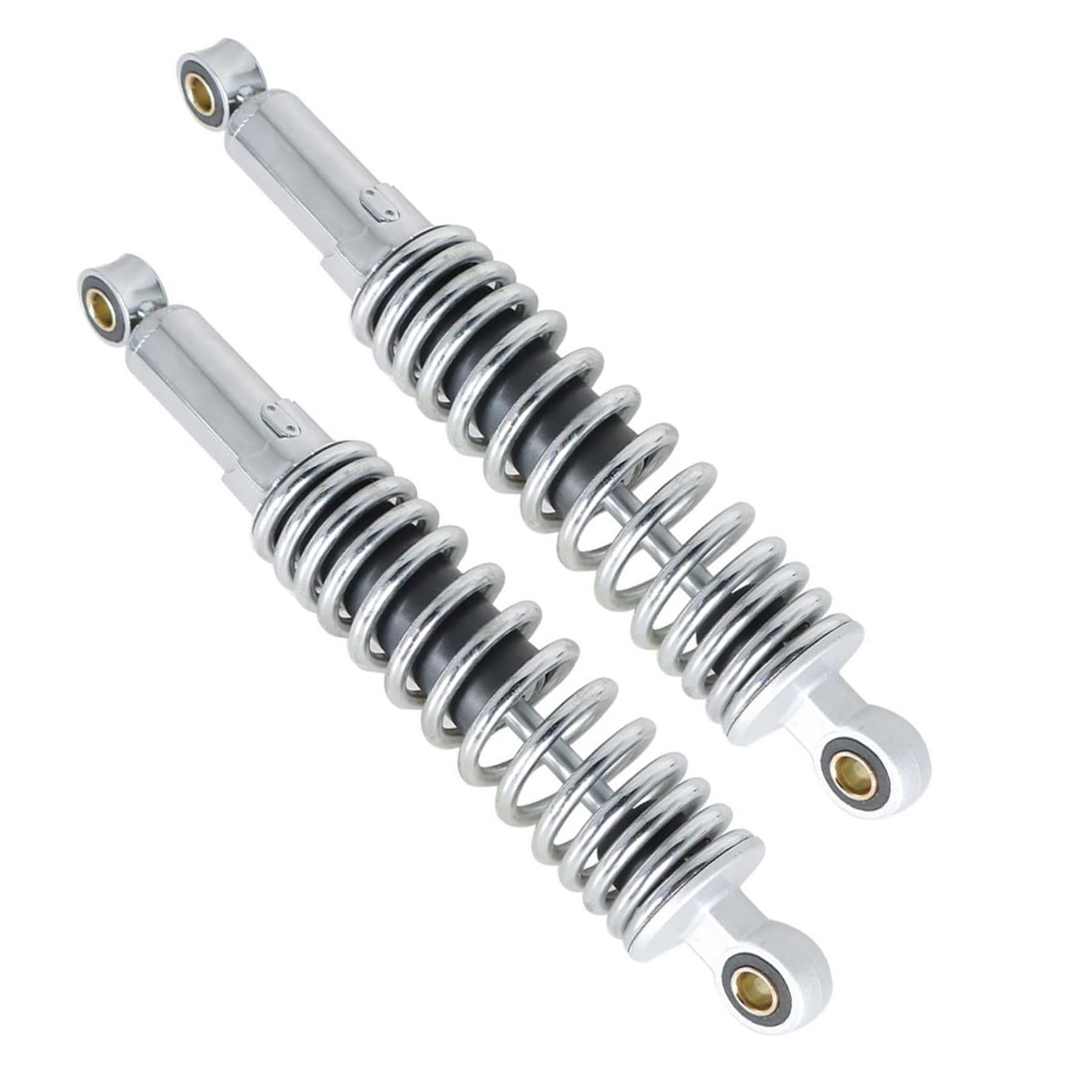 Photo 1 of 1 Pair 12.5Inch 320mm Universal Motorcycle Rear Shock Absorbers Suspension Replacement for Honda Yamaha Kawasaki Suzuki Dirt Bike ATV Go Kart (White)