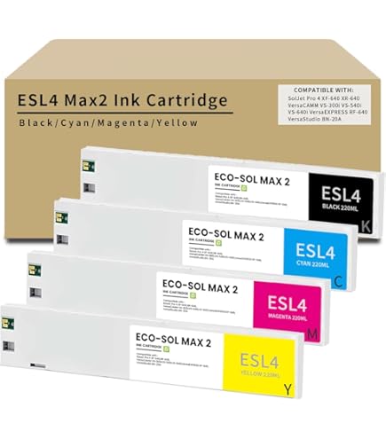 Amazon.com: Roland ECO-COL MAX2 ESL4-4MG Ink 440ml - Magenta