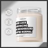 Makester Luxury Soy Wax Candle Vanilla Jasmine Sugared Almond New Home Gift view 2