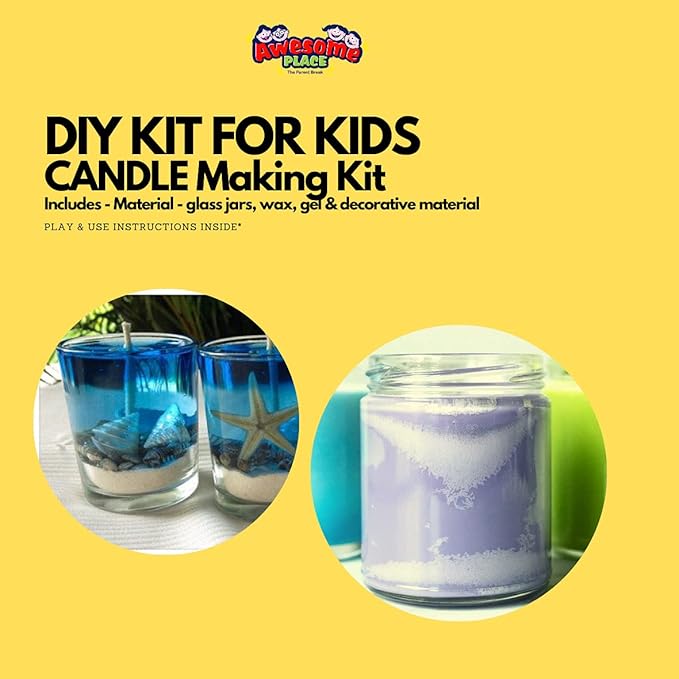 Awesome Place DIY Candle Making Kit For Kids Safe Candle For Kids