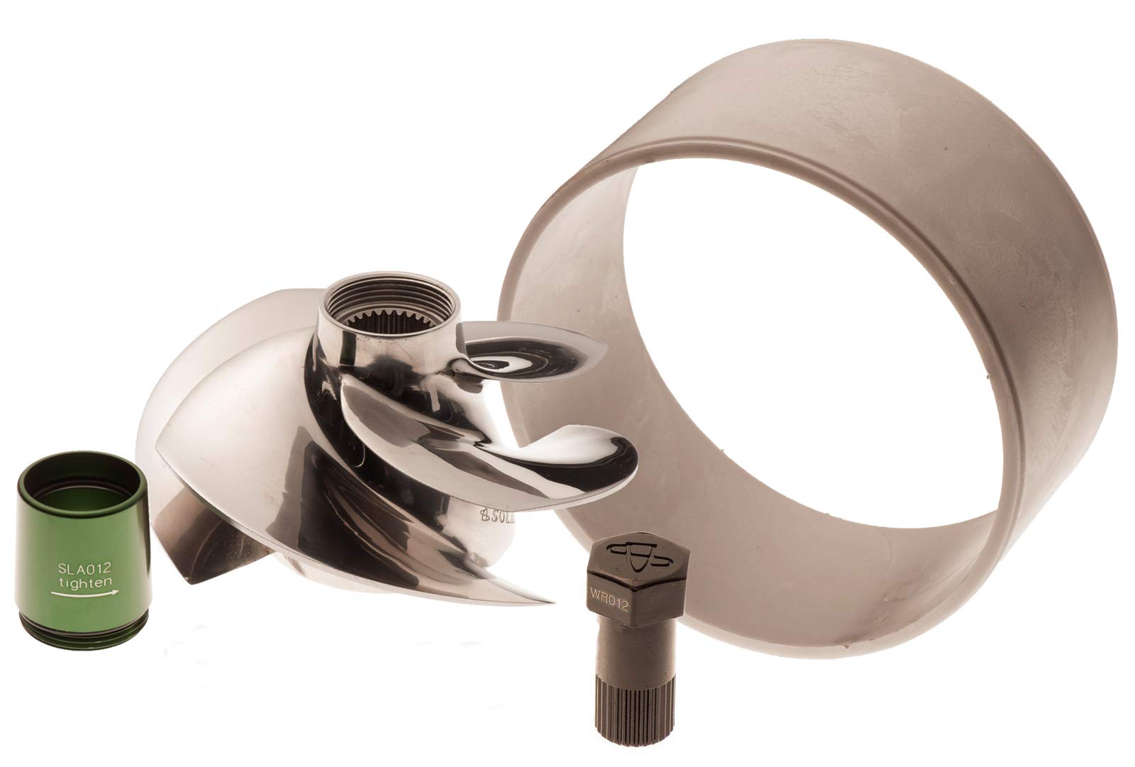 Solas SeaDoo Impeller Kit w/Wear Ring & Tool for RXT-X 255, RXT, RXP, Wake 215 | SRX-CD-14/19
