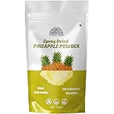 Pineapple Powder - 114 g | 100% Natural Pineapple Powder for Smoothies, Shakes, Baking & Drinks,| Free from Preservatives, Artificial Colors, | Vegan, Gluten-Free