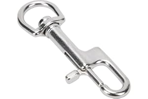 Diving Single Ended Snap Clips Durable Stainless Steel Single Eye Bolt Snap Hooks Scuba Diving Buckle