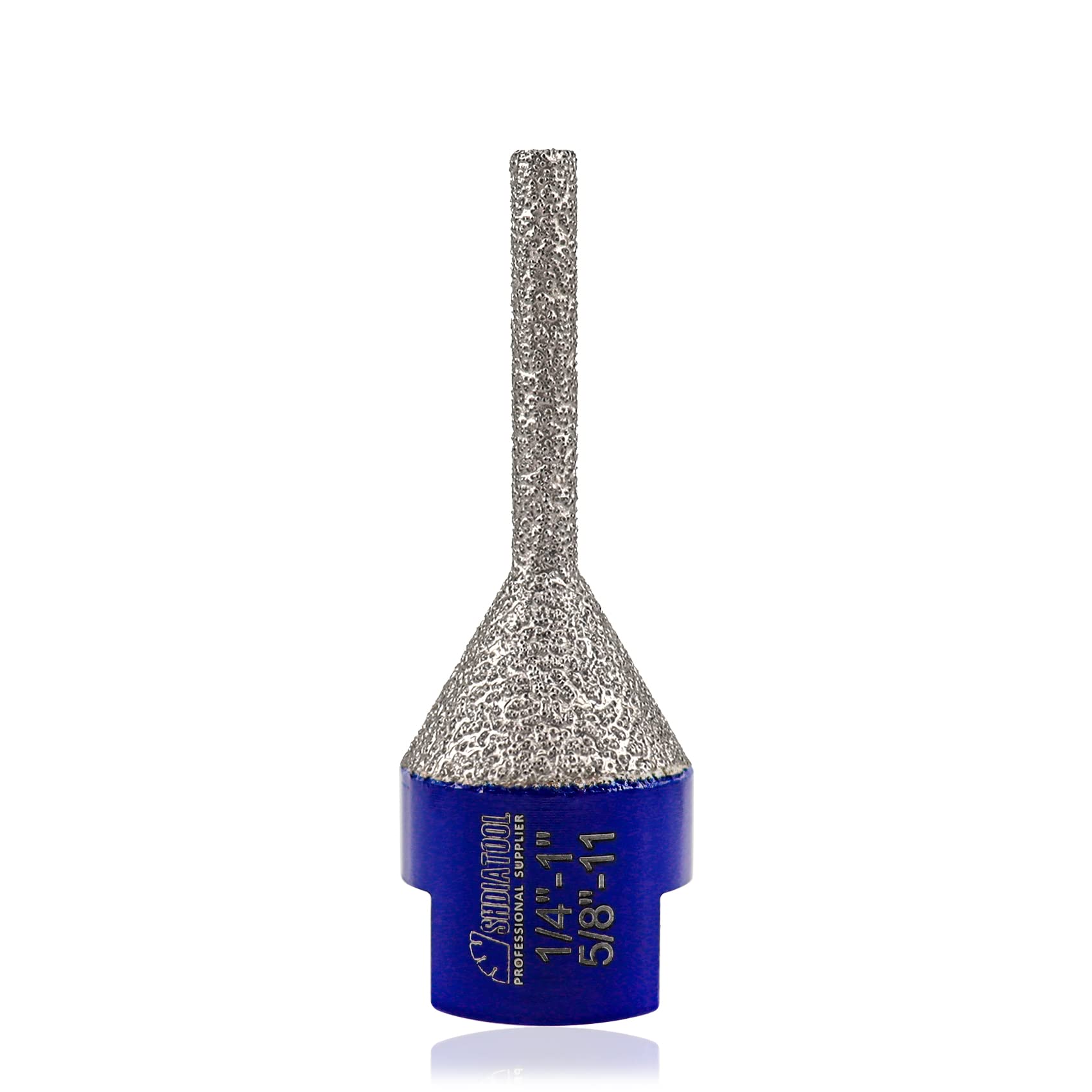 SHDIATOOL Diamond Finger Milling Bits for Enlarging Shaping or Round Bevel Existing Holes of Porcelain Tile Ceramic Marble Granite 6-25MM — image 1