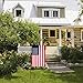 HOOSUN USA Garden Flag, American Garden Flag Embroidered Stars Classic United States Garden Flags Sewn Stripes & Double Stitched 18 x 12 Inch (USA-Embroidered Stars)