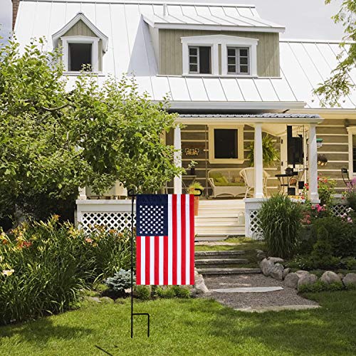 image for HOOSUN USA Garden Flag, American Garden Flag Embroidered Stars Classic