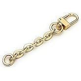 NEXT FASHION NextFashion Purse Chain Extender for Handbag Lengthen Oval 7mm Chain Strap Extender - 5"" Gold