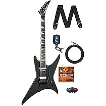 ギター Jackson Warrior USA Amazon.com: Jackson JS32 Warrior - Black with White Bevels