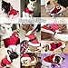Idepet Santa Dog Costume Christmas Pet Clothes Winter Hoodie Coat Clothes for Dog Pet Clothing Chihuahua Yorkshire Poodle (M)