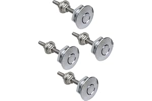 JYJMQ Universal Aluminum Vehicle Hood Pins, Bumper Quick Release Latch License Plate Clip Hood Pins Lock for Car 1.25in ,Quick Release Lock Latch Bumper for Bumper Hood or DIY (4 Set - Silver)