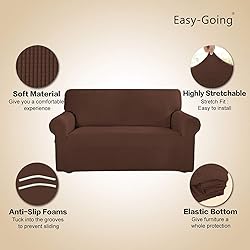 Easy-Going Stretch 4 Seater Sofa Slipcover 1-Piece