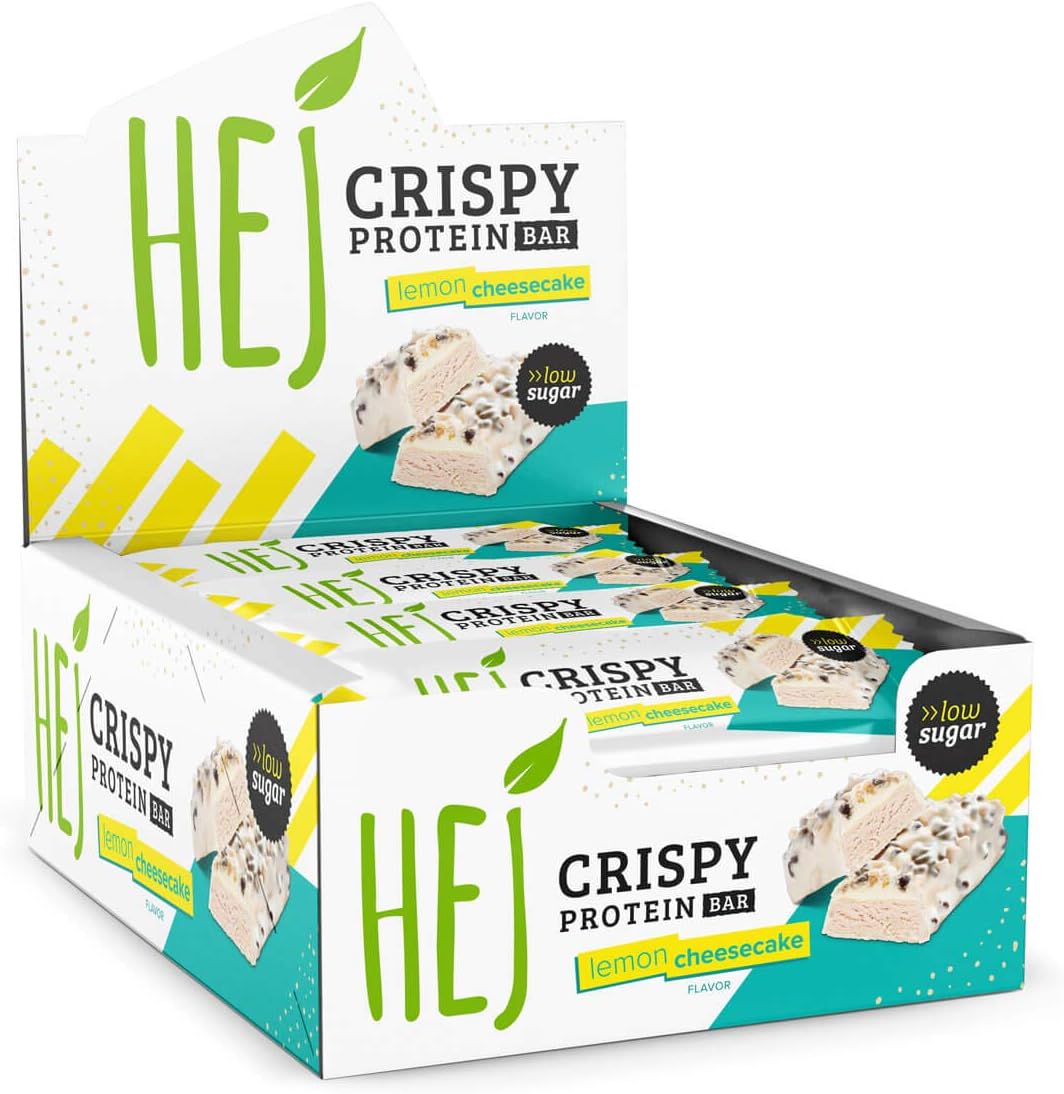 HEJ Natural Lemon and Cheesecake Crispy Bar, 45 g