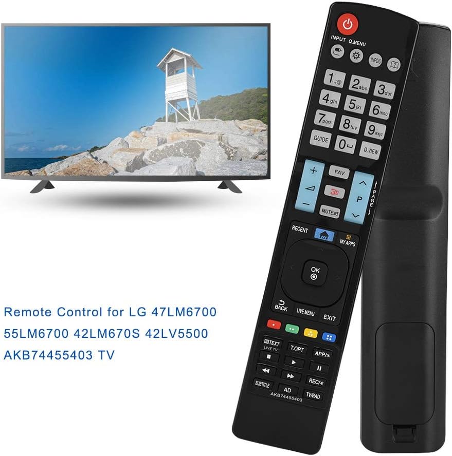 Replacement Remote Control for 47LM6700/55LM6700/42LM670S LCD TVs - Universal Compatible Controller for Smart TV Remote Replacement - Image 4
