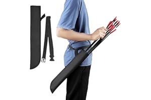 Archery Arrow Quiver Holder Adjustable Arrow Backpack Bag Holder Hip Quiver for Arrows, Archery Hunting and Target Exercises