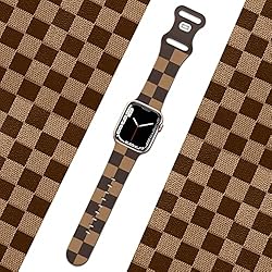 Luxury Checkered Designer Bands Compatible with
