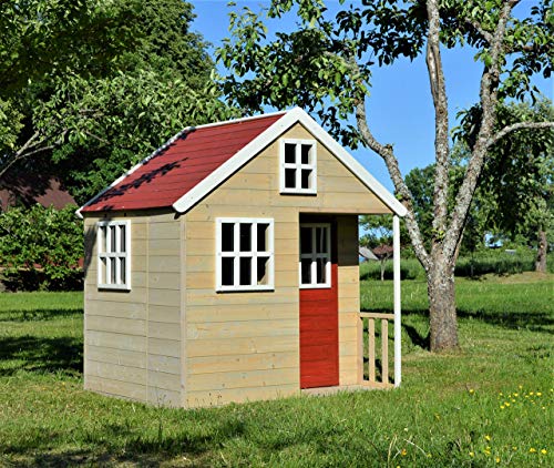 Wendi Toys M13 Nordic Villa Maison de Jeu en Bois pour Enfants