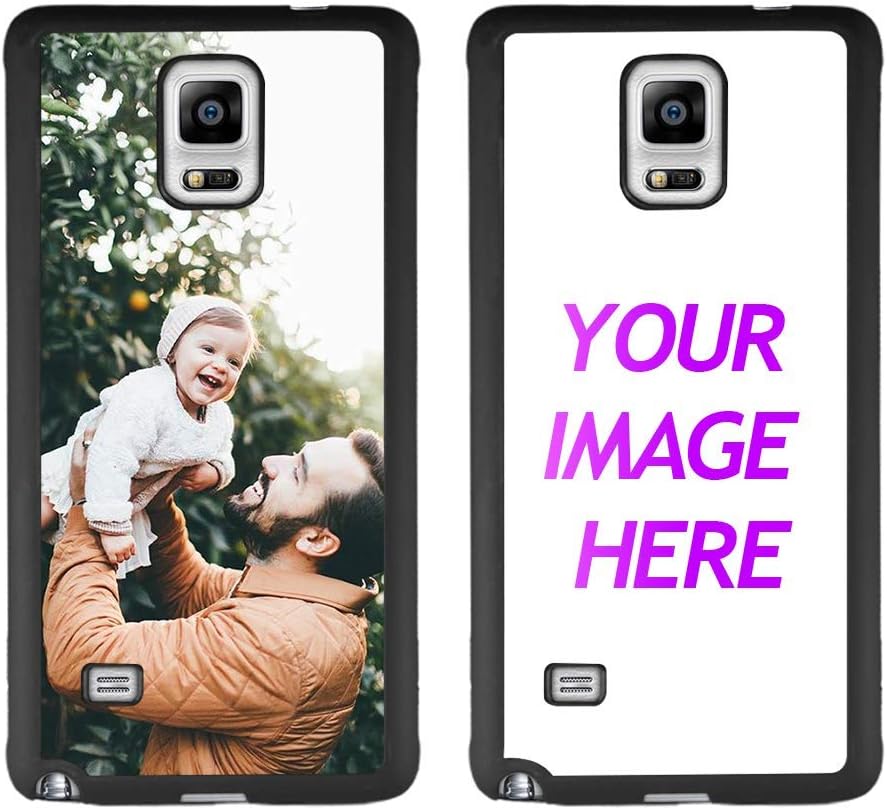 Customized Case for Samsung Galaxy Note 4 Personalized Custom Picture Phone Case Customizable Slim Soft and Hard Tire Shockproof Protective Phone Cover Case Make Your Own Phone Case