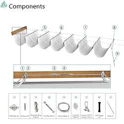 SunnyRoyal Light Grey 7'x7' Waterproof Pergola