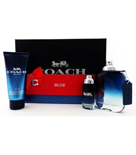 Amazon.com: Coach New York Blue Edt 3Pc Men Set
