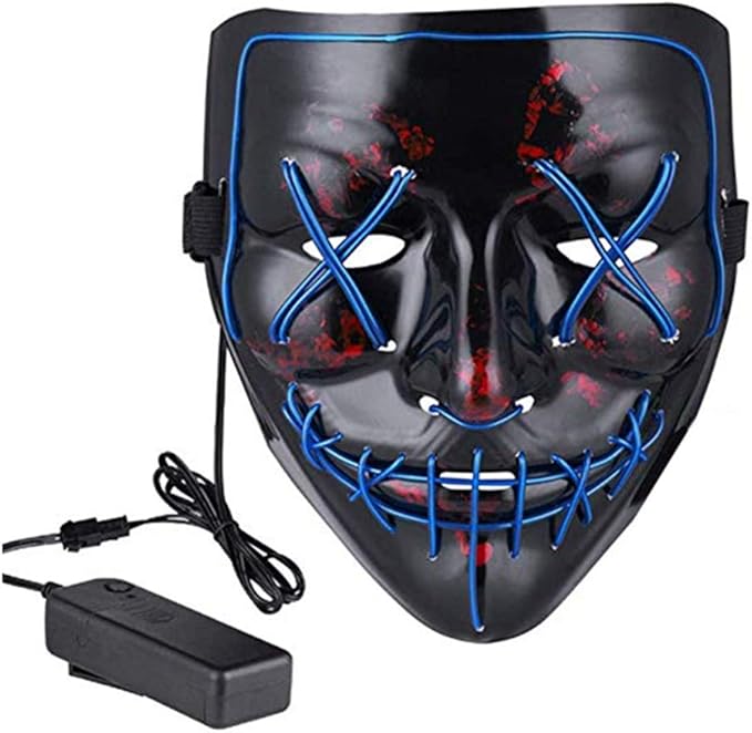 BANTER Halloween Scary Mask LED Light Up Masks Cosplay