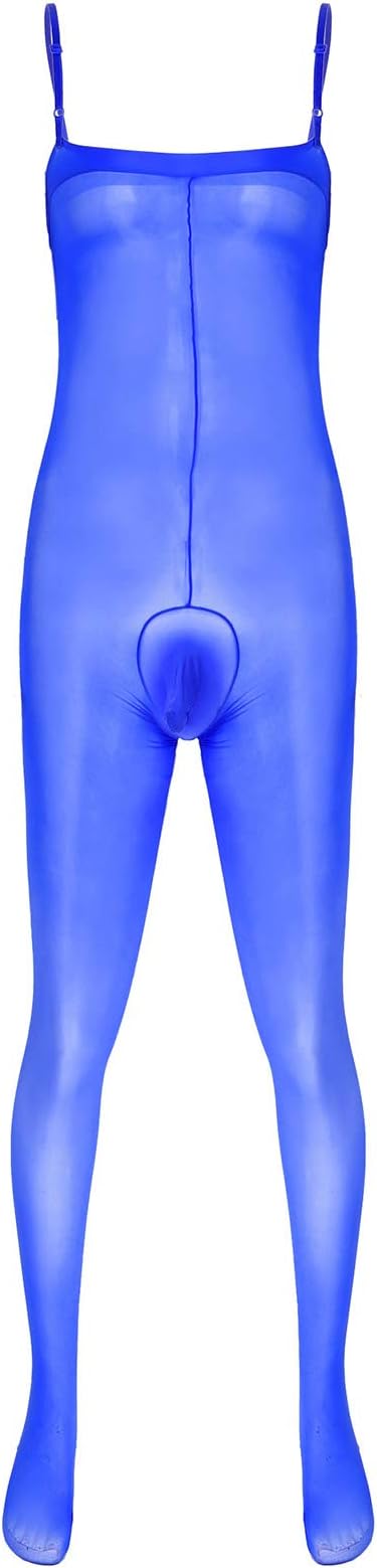 Amazon Iefiel メンズ ボディストッキング 男性 全身タイツ シースルー ボディスーツ 竿入り ぞうさんパンツ レオタード セクシー 下着 インナーウェア 超薄型 パンスト ブルー ワンサイズ コスプレ 仮装 通販