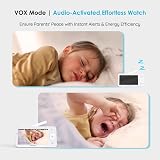 ieGeek 5" Screen 1080P Smart Baby Monitor with Camera Night Vision PTZ view 6