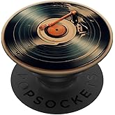Vinyl Record Player Vinyl Collector Retro Music Lover PopSockets Adhesive PopGrip