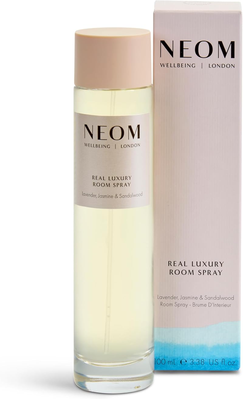 Neom Real Luxury Home Mist 100ml Lavender Jasmine Sandalwood De-Stress