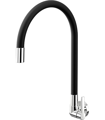 Docol Torneira para Cozinha de Parede Bica Alta Doc Preto - Cod