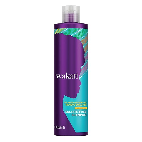 WAKATI SULFATE FREE SHAMPOO, REMOVES BUILD UP, CLEANS...