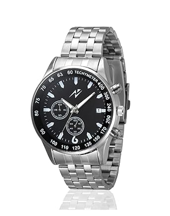 Mens 20395 Venom Quartz Chronograph Black Dial Watch White