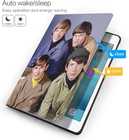 Wehoiweh The-Monkees Carcasa antiarañazos delgada y ligera con soporte ajustable, función de reposo/despertador, protección trasera para iPad Air3 10.5 iPad 7ª 10.2 talla única