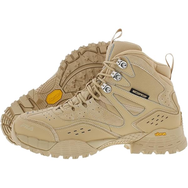 Fila Men\'s 6 inch Premium Waterproof Hiking Boot, Size: 8 Color: Tan Amazon.com | Fila Mens Watersedge Waterproof FS Boot, Adult  main image 2