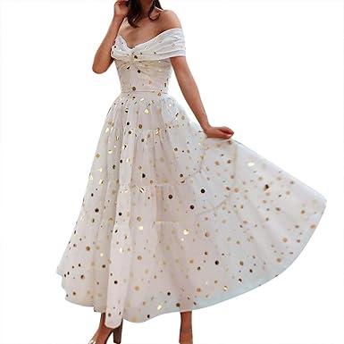 amazon white off the shoulder dress