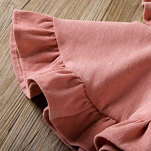 Little Story Children's Long-Sleeved Valentine's Day Floral Print Hakama Climbing Suit Package Fart + Trousers + hat + Red