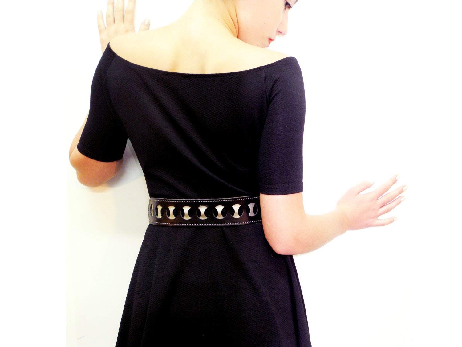 black and gold dress belt