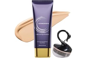 SWETIYOU Body Coverage Perfector, All Over Complexion Perfector with Brush, Sweat-Resistant Transfer Proof Leg & Body Makeup, Tattoo Cover Up Makeup