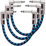 GOGHOST Confezione Da 6 Cavi Patch Per Chitarra, 10,2 Cm, Ad