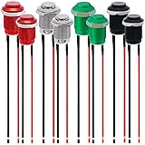 MKBKLLJY 8Pcs 12mm Momentary Push Button