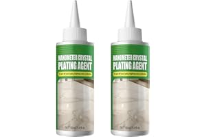 Wunhunew 2 PCS Marble Nano Crystal Plating Agent, Stone Crystal Plating Agent for Permanent Hold & Shine Effect Fast Drying (10.92 floz)