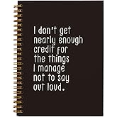 OXW Funny Office Work Gifts, Funny Notebook Journal for Coworkers, Funny Gifts for Women Men Coworkers Adults, Funny Cool Gifts for Coworkers, Sarcastic Gifts for Women(5.5'' X 8.3'')