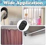 VEGCOO 4 Pack Wall Protectors for Pressure Gates Black 9x5x2.5cm view 7